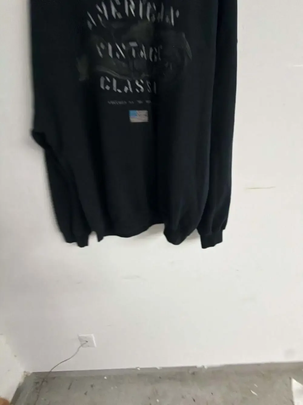 Puritan Vintage American Classic Motorcycle Graphic Crewneck Sweatshirt
